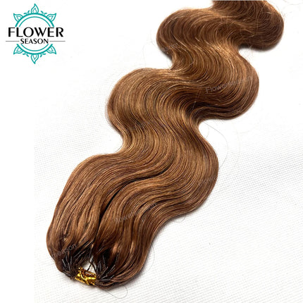 Body Wave Feather Crochet Hair Extension Human Hair Knotless Pre-Separated Crochet Human Hair Extensions Dark Brown Color #27
