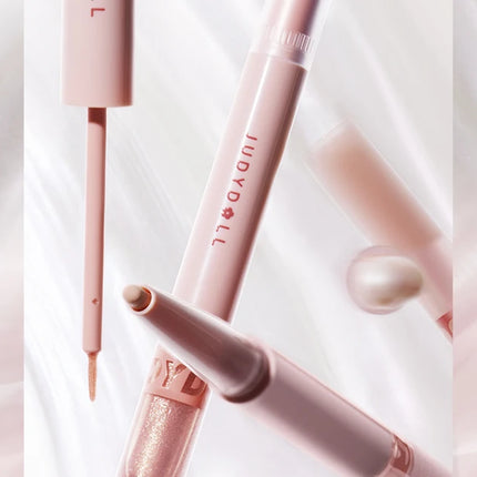 Judydoll Dual-Ended Contour Under Eye Pen Matte Shimmer Soft Nude Fine Flash  Smudge-Proof Lasting Natural Brightening