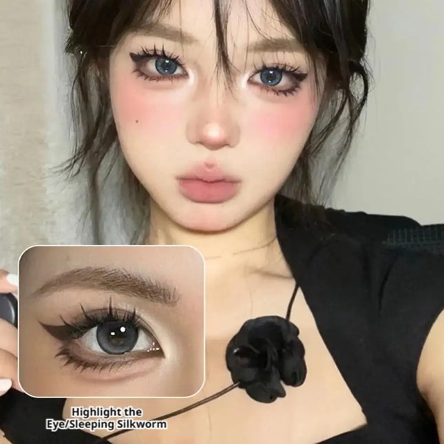 Monochrome Matte Eye Shadow Black White Lasting Eyes Makeup Natural Highlighter Powder For Delicate Eye Contouring Brightens