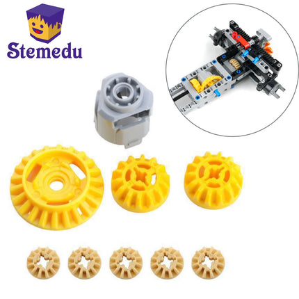 New Differential Gears MOC Technical Modification Parts Building Blocks Bricks 65414 69761 69762 6589 Compatible with Legoeds