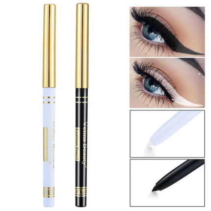Lasting Black White Eyeliner Gel Pen Waterproof Liquid Eyeliner Pencil Quick-drying Not Blooming Eye Liner Eyes Makeup Cosmetic