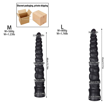 Super Long Big Anal Plug Huge Anus Stretching Dilator Expander Large Giant Fantasy Long Butt Plug Sex Toys for Women Men Gay