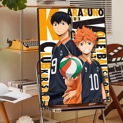 H-Haikyuu Anime Volleyball Poster Modern Waterproof HD Wall Art Decor For Home Living Room