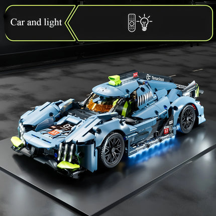 Building block toy sports car RC technology racing car 1:14DIY sports car building block assembly block car toy birthday gift