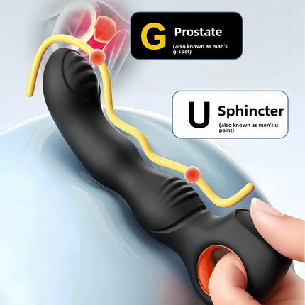Male Prostate Massager Anal Vibrator G-Spot Stimulating Vibrating Butt Plug Gay Anal Toys Beginner Adult Toys