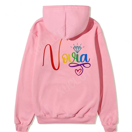 Bestie Bridal Bachelorette Party Hoodies Spanish Team Bride Print Casual Hooded Sweatshirts for Women Girls Group Matching Tops