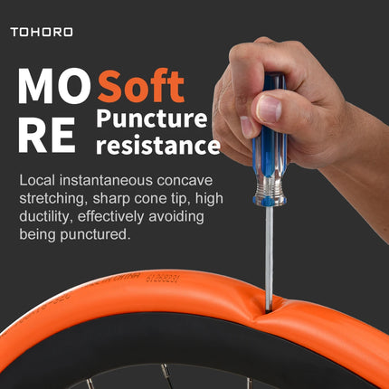 Ultralight Portable Gravel Bike Inner Tube 26''27.5''29'' 1.9-2.5 Mountain Bicycle 700C Metal Valve Available in 45/60/80mm Size