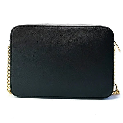 Vintage PU Leather Crossbody Bag Women - Chain Strap Shoulder Handbag / Sac Bandoulière Vintage Cuir PU Femme - Chaîne