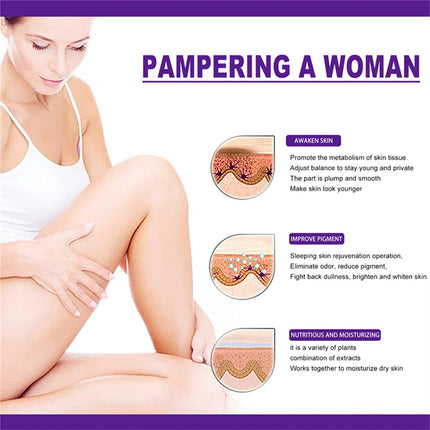 Body Whitening Cream Arms Thighs Underarm Knees Whitening Essence Cream Brighten Moisturizing Body Korean Skin Care Products