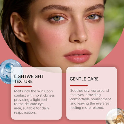Retinol Eye Cream Firming Eye Bags Lightening Dark Circles Anti Aging Moisturizing Tightening Skin Instant Eye Lifting Treatment