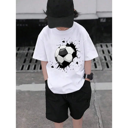Fashion Funny 67 Six Seven Number Print Summer Comfortable Children's Short Sleeved Shirt Kid Cotton T-shirt Boy Current Tee Top