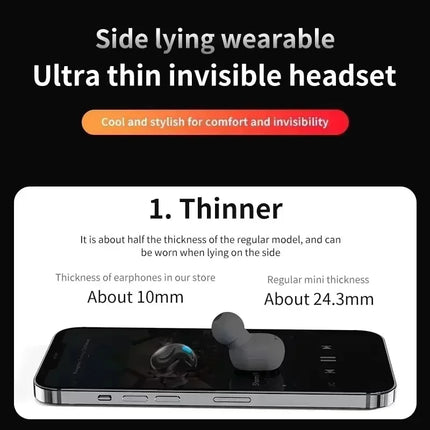X55 Earphones Wireless Earphones Headphones Noise Reduction Sport Game Sleep Bluetooth Earbuds