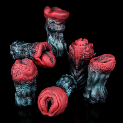 FAAK Soft & Elastic Silicone Pocket Pussy for Male Masturbator Textured Massage Channel Adult Sex Toys for Men Penis Training