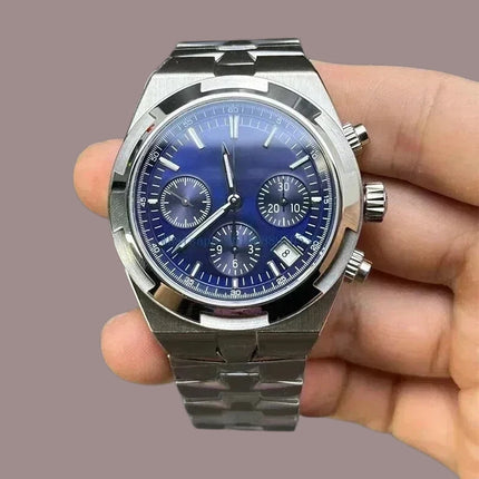 2026 A111High Quality Fashion Sport Luxury Men's Black Blue Stainless Steel Bracelet Automatic Mechanical Watch