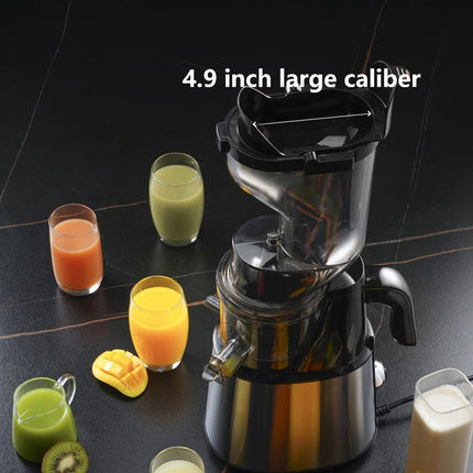 Vegetable Fruit Orange Extractor Commercial Multifunctional Juice Machine Big Mouth Cold Press Masticating Electric Slow Juicer