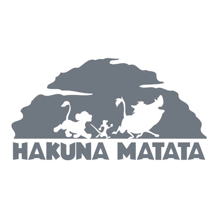 Lion King Hakuna Matata Vinyl Art Decals Car Window Laptop Decoration, Pumba Simba Nala Wall Sticker Kids Room Wall Decor