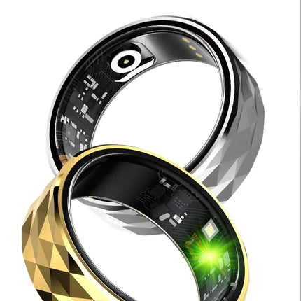 R12M Smart Ring Men's Women's Health Monitoring Sports Mode IP68 & 5ATM Waterproof Sports Smart Ring New Health Smart Ring