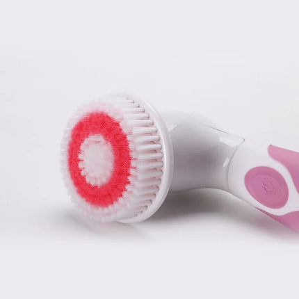 Multifunction Electric Bath Brush Massager Back-Rubbing Brush Long Handle Spinning Body Cleaning Spa Massage Shower Brush Sets