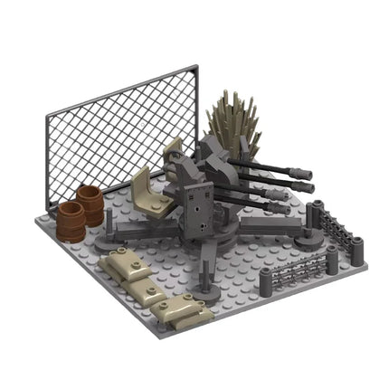 WW2 Military Observation Tower - Army Base Building Blocks
