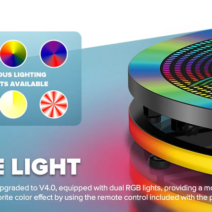 Rotating 360 Photo Booth Machine Selfie Stand App Control Freee Customize Logo With RGB Ring Light For Party Event With Case