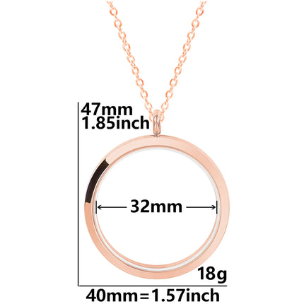 High Fashion Twist Locket Pendant Necklaces For Women Men Jewelry Memory Photo Floating Charm DIY Stainless Steel Lockets Gift
