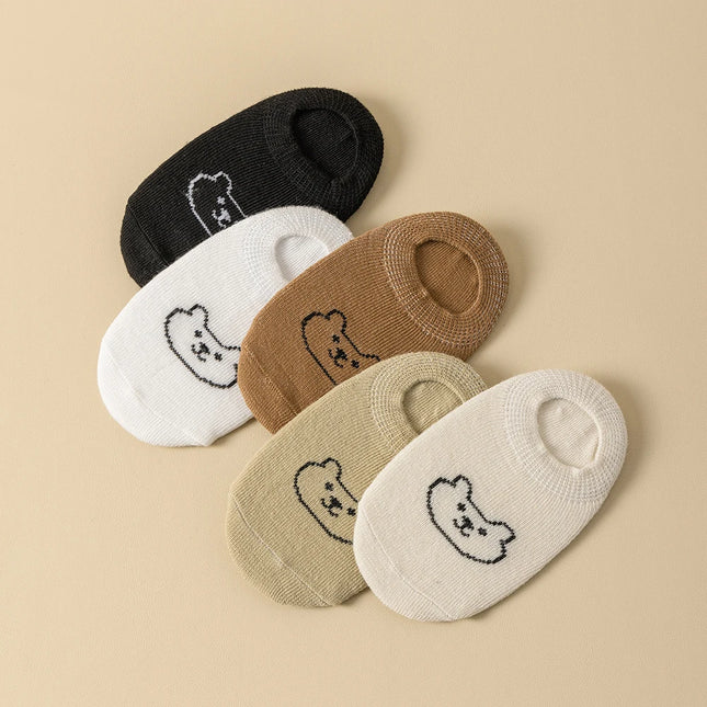 5pairs Baby Socks Low-cut Cute for Toddler Baby Boy& Girl Ankle Socks Children Solid Color