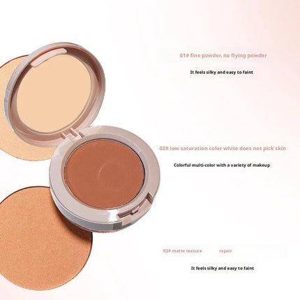 Autumn Winter Cheek Contour Natural Matte Low Saturation Nude Color Korean Cute Girl Monochrome Blush Powder Blusher Palette