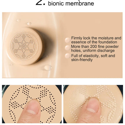 Small Mushroom Head Air Cushion Concealer Isolation Moisturizing Brighten Beauty Cream Bb Brightening Skin Tone Beauty Air 2cloS