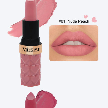 3PCS Matte Velvet Lipstick Set Waterproof Long Lasting Non Fade Moisturizing Lip Gloss Not Stick Cup