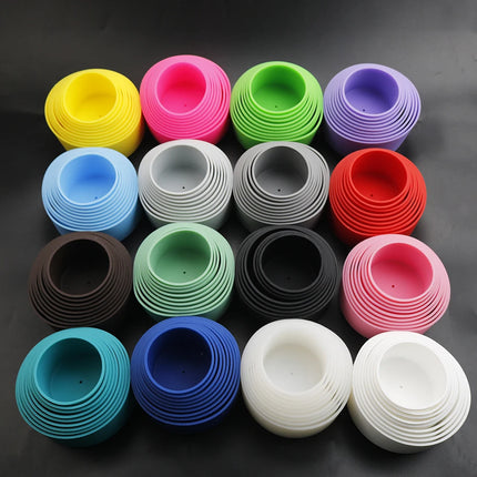 JCD 1pc 9cm For Better Life Soft Silicone Cup Bottom Sheath Protector Sleeve For Glass Water Tea Bottle Anti Damage Accessories