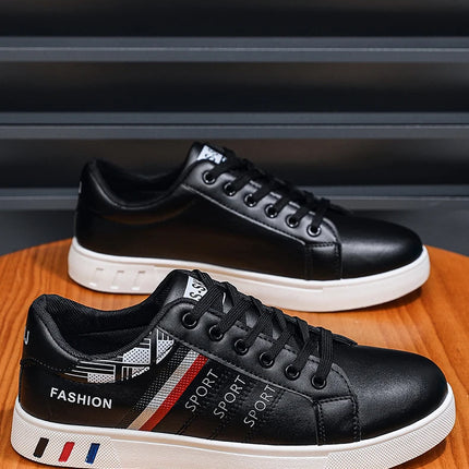 Spring and Autumn Men's Shoes New Style Low-Top Lightweight Large Size Trendy Shoes Student Fashion Versatile Thick-Soled Sports Shoes Casual Sneakers