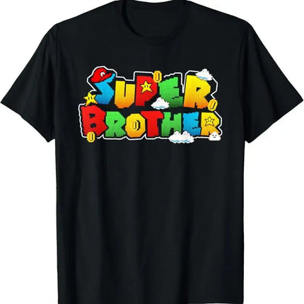 Gamer Super Brother Family Matching Game T Shirt