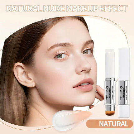 Tlm Color Changing Foundation Stick with Spf 15 Adjusting Nude, All-Day Lasting, Natural-Looking Complexion