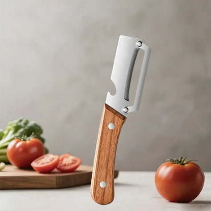 3-in-1Kitchen Peeler Stainless Steel Multifunction Vegetable Peeler Fruit Knife Bottle Opener Kitchen-Specific Peeler Slicing