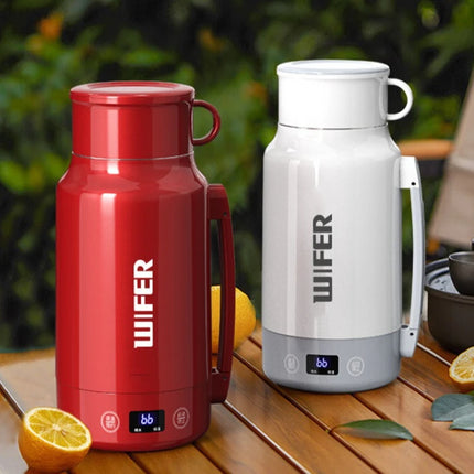 Travel Electric Kettle Large Capacity, Portable Boiling Water Thermos with Smart Keep Warm, Fast Heating for Outdoor Camping