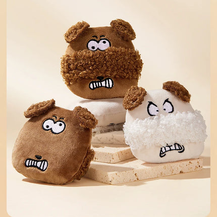 GECOMO Soft Plush Powder Puff for Loose Powder Setting Skin-Friendly Comfortable Flocking Makeup puff