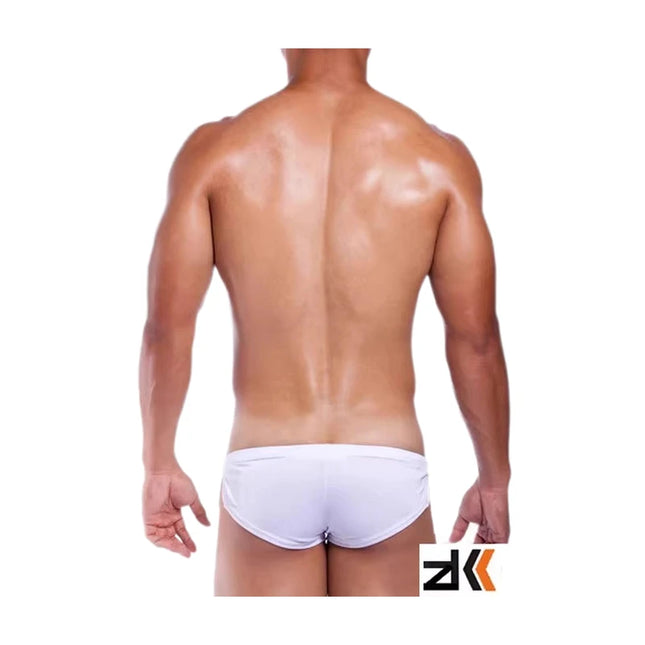 Men's Home Sports Shorts Low Waist High Split Quick Dry Shorts Breathable Color Matching Fashion Shorts