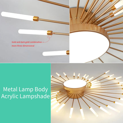 Creative Fan Shaped LED Ceiling Lamp Modern Living Room Light Home Decor Dining Bedroom Kids Room Interior Ceiling Pendant Lamp