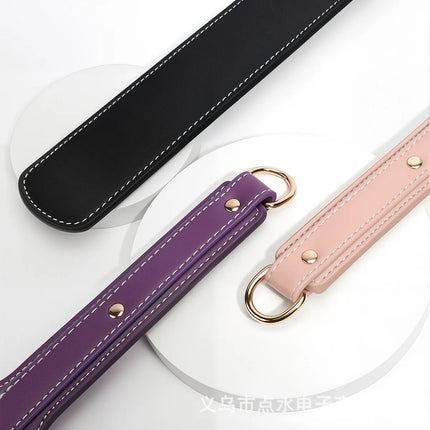 3 Colors PU Leather Horse Whips Flogger Riding Spanking Paddle Equestrian Training Equipment Sex Toys For Coupples Flirting Toys
