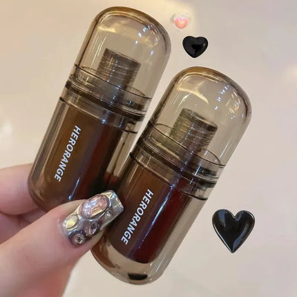 HERORANGEHR564 Enveloping Ice Night Mirror Lip Glaze Moisturizing and Moisturizing Lip Film Forming Quickly