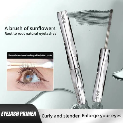Eyelash Primer Thick Thin Curling Shape Natural Long Lasting Mascara With Thread 3D Brush Head Women Make Up