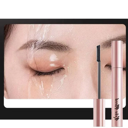 Eye Black Long Curly Durable Non Smudging Non Peeling Waterproof and Sweat Resistant Eye Black Lengthens Eyelashes Black Mascara