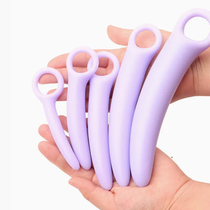 Dual-use Anal Plug Silicone Vaginal Muscle Training Dilator Anal Butt Plug vaginal plug Female vaginal spasm male Masturbation