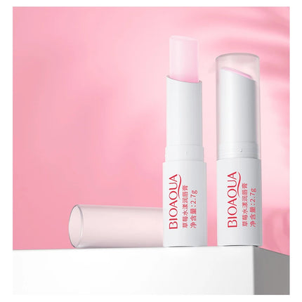 BIOAQUA Natural Fruits Lip Balm Moisturizing Jelly Nourishing Skin Care Lipstick Non-Stick Long-lasting Lips Care Cosmetics