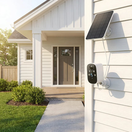XVIM Solar Camera 2K HD Outdoor 2.4G Wifi Security Camera Battery Cameras Home Surveillance Protection PIR Human Detection
