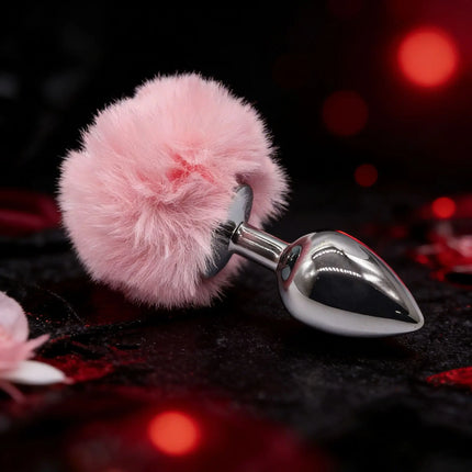 5 Sizes Anal Plug Stainless Steel Rabbit Tail Erotic Dildos Smooth Butt Plug Tail Anus Sex Shop Adults Games Sex Toys for Woman