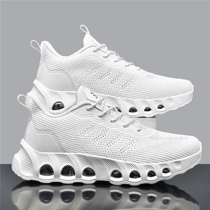 Men's air cushion casual sneakers spring summer lightweight outdoor racing running shoes breathable plus size speed sports shoes