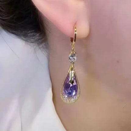 New Fashion Trend Unique Design Elegant Delicate Zircon Butterfly Tassel Earrings For Women Jewelry Wedding Party Premium Gifts