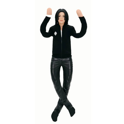 28CM Anime Michael Jackson Cosplay Prop Doll Plush Stuffed Figure Dolls Room Decoration Abstract Joint Mobility Props Gift
