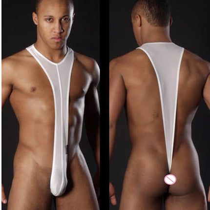 Man Erotic Sexy Strap G-string Men's Sex Borat Mankini Costume Male Intimate Porno Pajamas Sex Low-waist Gay Thongs SM Bodysuits
